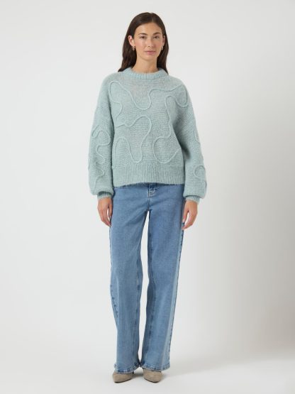Yasbrida Ls Wool Blend Knit Pullover - Image 7