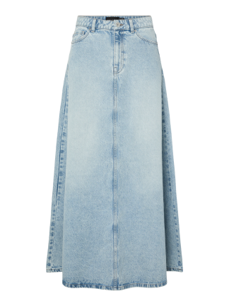 Pcjules Hw Wide Denim Skirt D2d Pp