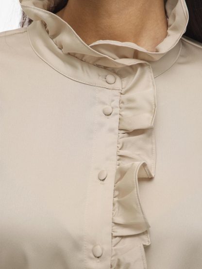 VILUTTO L/S FRILL SHIRT/1 - Image 5