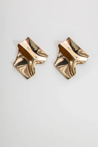 Deia earrings, gold