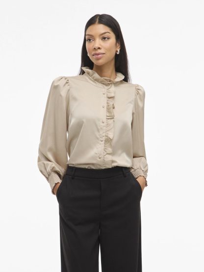 VILUTTO L/S FRILL SHIRT/1 - Image 2