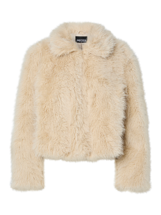 PCJILLA SHORT FLUFFY JACKET
