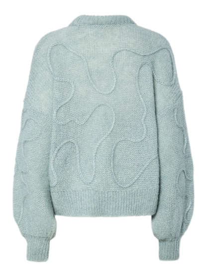 Yasbrida Ls Wool Blend Knit Pullover - Image 3
