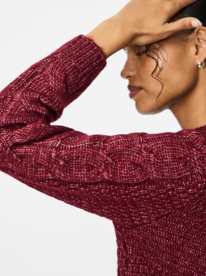 Pcnina Ls O-Neck Knit Noos Bc - Image 5