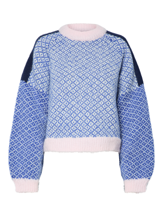 PCREMIX LS HIGH NECK KNIT BC