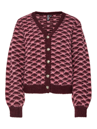 PCJIVANA LS KNIT CARDIGAN  BC