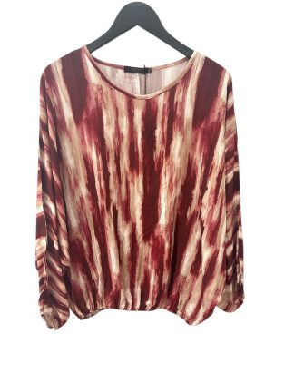Ella bluse vinrød