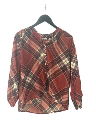 Vilja bluse vinrød