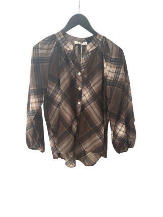 Vilja bluse brun