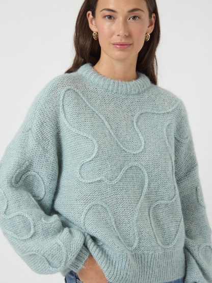 Yasbrida Ls Wool Blend Knit Pullover - Image 5