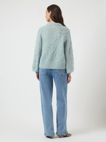 Yasbrida Ls Wool Blend Knit Pullover - Image 4
