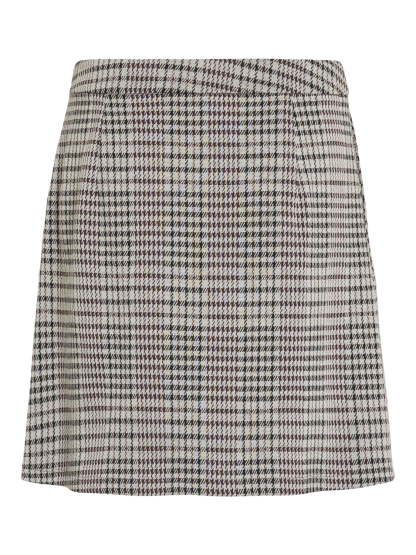 VIRAJA CHECKS HW SHORT SKIRT/R - Image 2