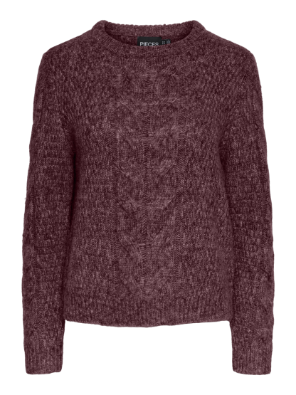 Pcnina Ls O-Neck Knit Noos Bc - Image 2