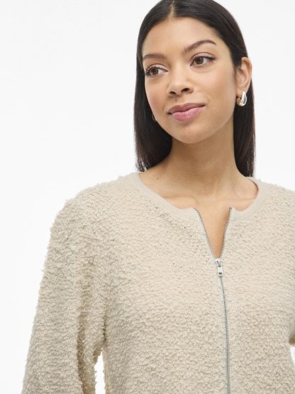 VIPAZA O-NECK L/S ZIPPER KNIT CARDIGAN - Image 6