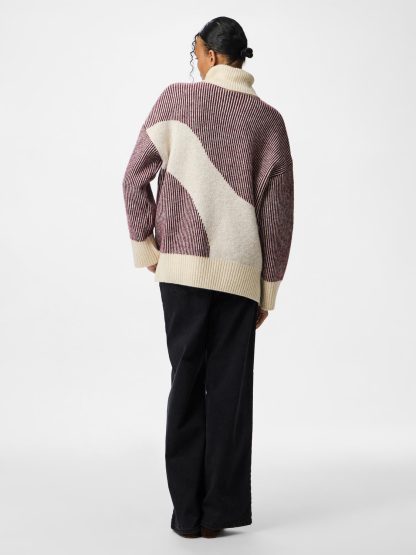 Pclinna Roll Neck Loose Knit Pwp Bc - Image 4