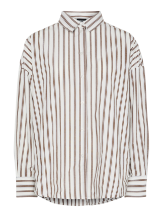 PCRIPPA LS OVERSIZE SHIRT WVN