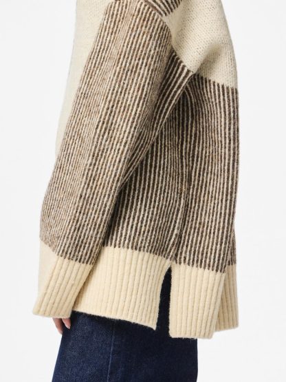 Pclinna Roll Neck Loose Knit Pwp Bc - Image 5