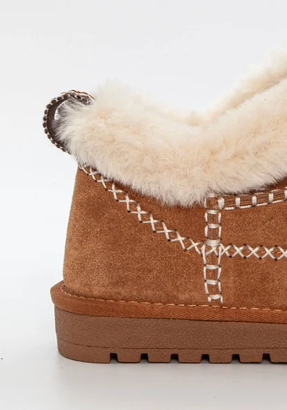 Halvhøy boots,Camel - Image 2
