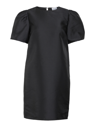 VISHINA 2/4 O-NECK SHORT DRESS/PTY/KA