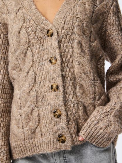 Pcnina Ls V-Neck Knit Cardigan Noos Bc - Image 5