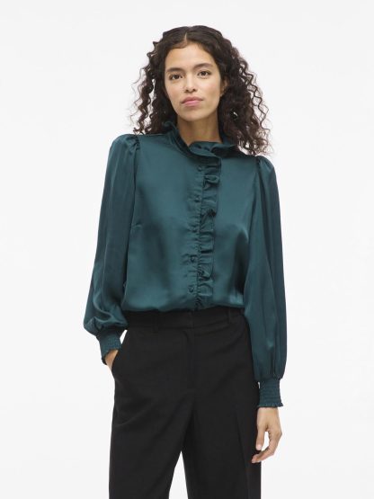 VILUTTO L/S FRILL SHIRT/1 - Image 2