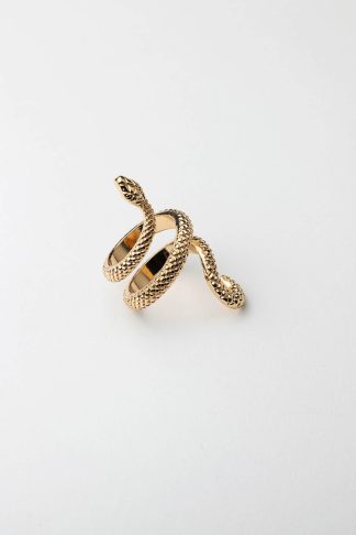 Snake ring gold