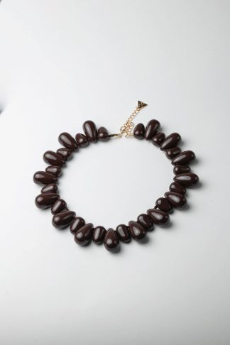 Zina big necklace brown