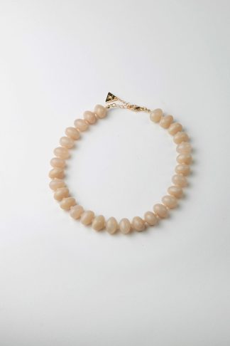 Arta bead necklace cream