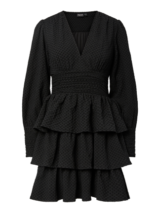 Pcmonika Ls Short Dress Wvn D2d