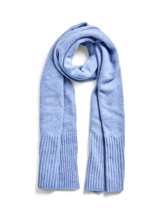 PcMocca Long Scarf, Faded Denim