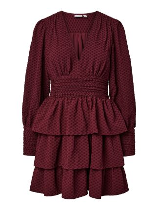 Pcmonika Ls Short Dress Wvn D2d