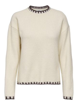 Jdysilja L/s On Contrast Pullover Knt