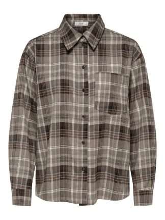 Jdymaddie L/s Loose Check Shirt Wvn