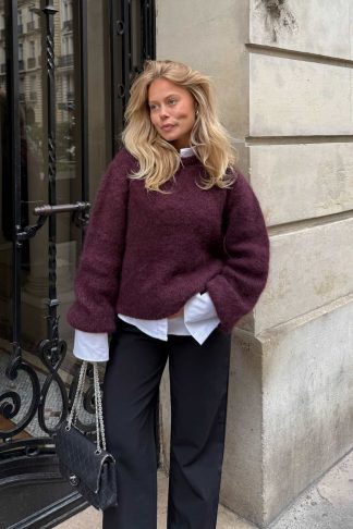 Idaic pullover,,Bordeaux