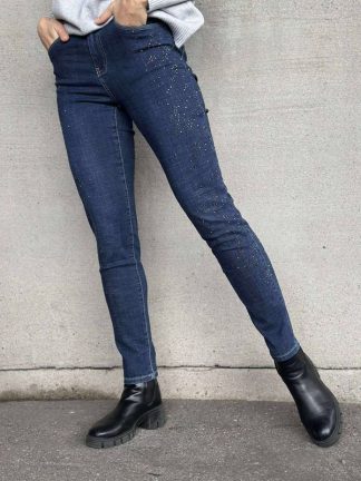 Indiga jeans,mørk blå