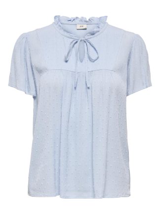 Jdylima Life S/s Top Wvn Noos