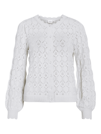 Vilowen L/s O-Neck Knit Cardigan/pb/r