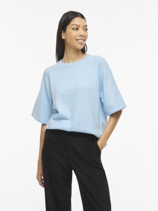 Viliga 2/4 O-Neck Knit Top - Noos