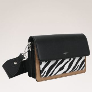Veske med klaff Zebra