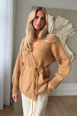 IdaIC Wrap Cardigan, camel
