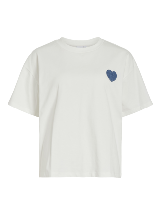 Vimonie Heart O-Neck S/s Top
