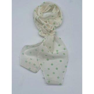 Skjerf med blomst prikker