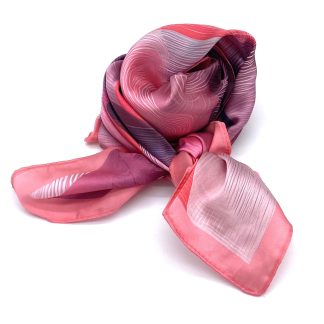 Skjerf sateng coral/rosa