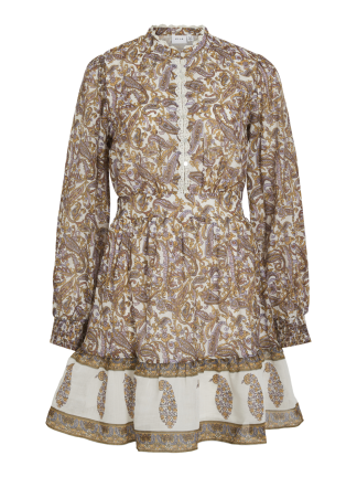 Vilyrida O-Neck Ls Short New Dress/ln