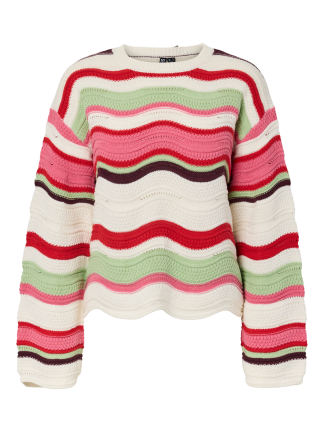 Pcblina Ls O-Neck Knit Bc