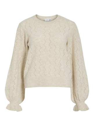 Visalsa O-Neck L/s Knit Top/tes