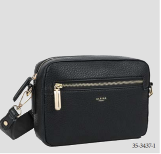 Liten veske m glidelås,Black