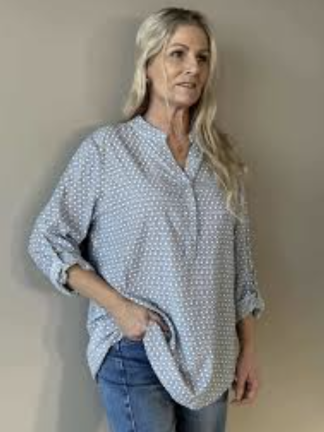 Milla bluse,Lys blå