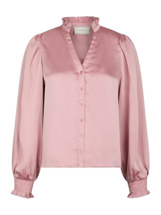 Delsie Drapy Sateen Blouse