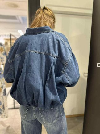 Denim shirt jakke,Jeans blå.